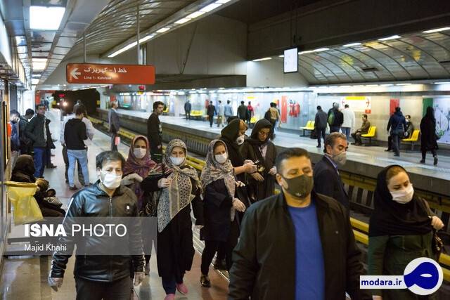استفاده از ماسک در مترو اجباری از فردا خواهد شد
