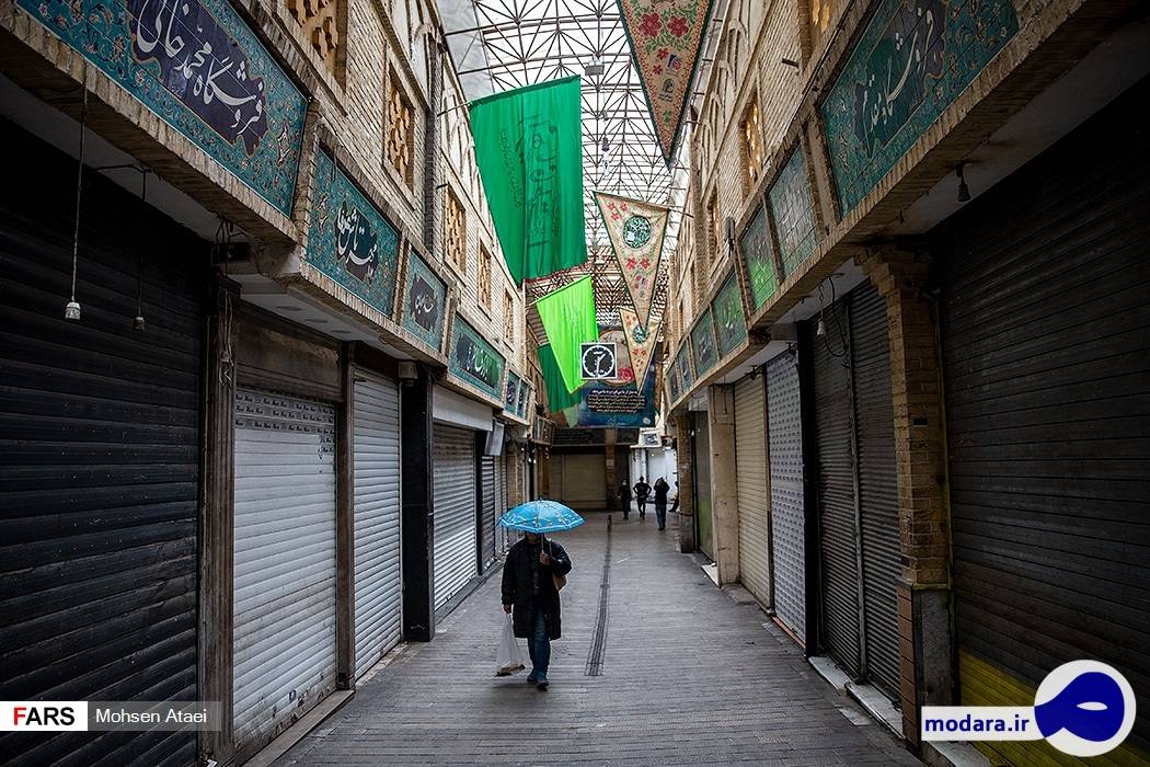 تصاویر خیابان‌ های خلوت تهران