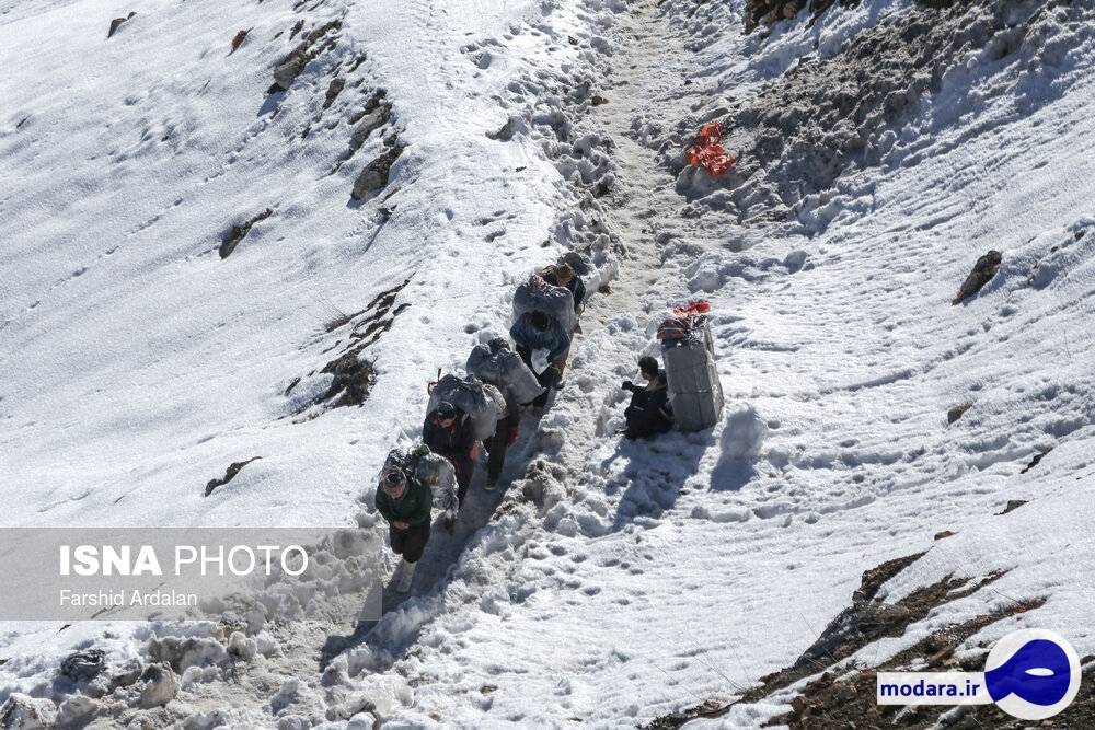 زنان و کودکان هم کولبری می کنند