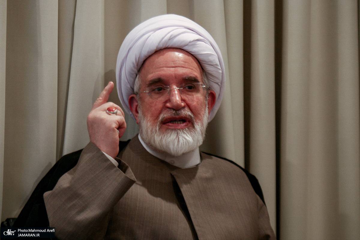 مهدی کروبی به افطاری غلامحسین کرباسچی رفت