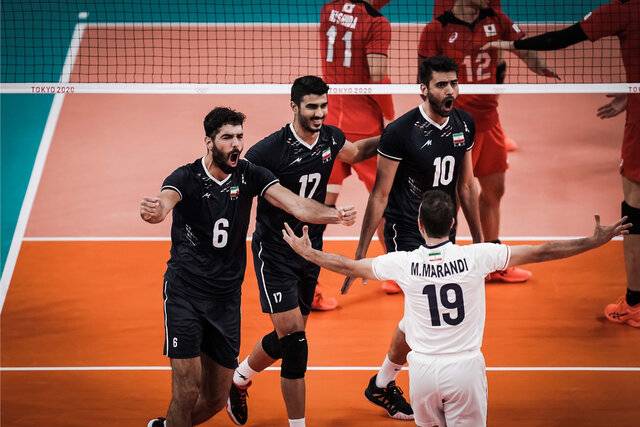 والیبال ایران در رده اول آسیا قرار گرفت