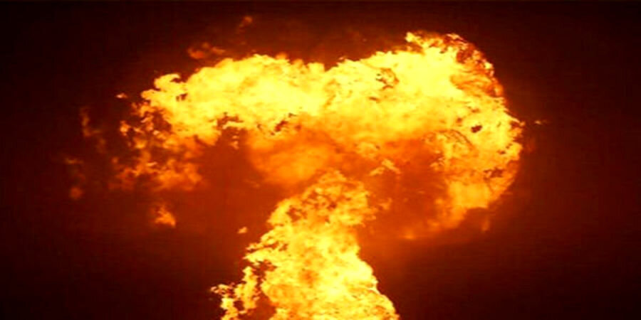 فیلم انفجار گاز مایع در یک واحد صنعتی دماوند