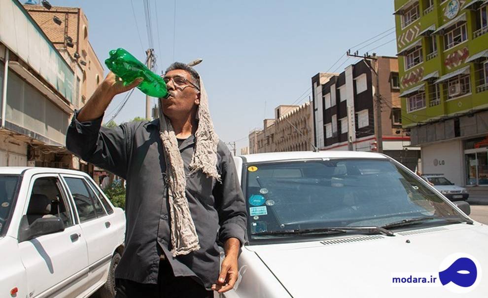 گرمای ۵۲ درجه در آبادان