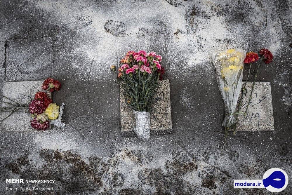 تصاویر دفن بیماران کرونایی در رشت