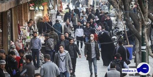 فیلم عدم رعایت پروتکل در یک مرکز خرید تهران