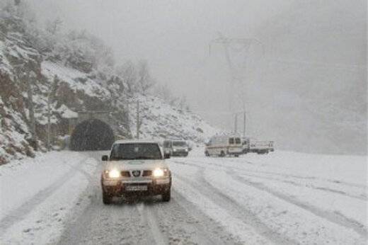 برف ۱۸ سانتی متر در بویین زهرا
