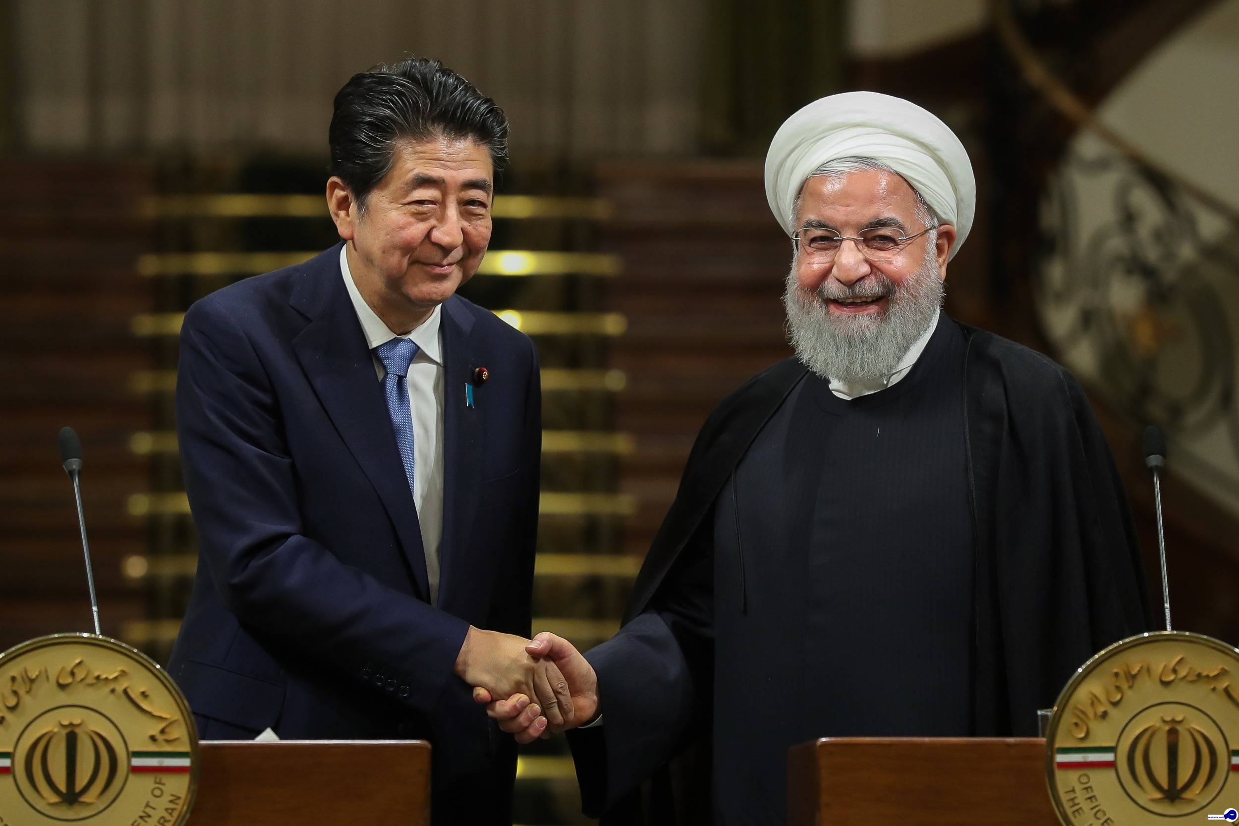 تصاویر حضور «شینزو آبه» نخست‌وزیر ژاپن در تهران
