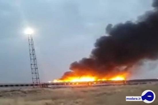 واگن‌ های قطار در اسلامشهر آتش گرفتند