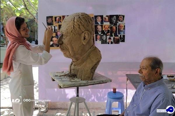 پیشنهاد علی نصیریان برای مکان‌یابی مجسمه‌اش/ آقای بازیگر مدل طراحی شد