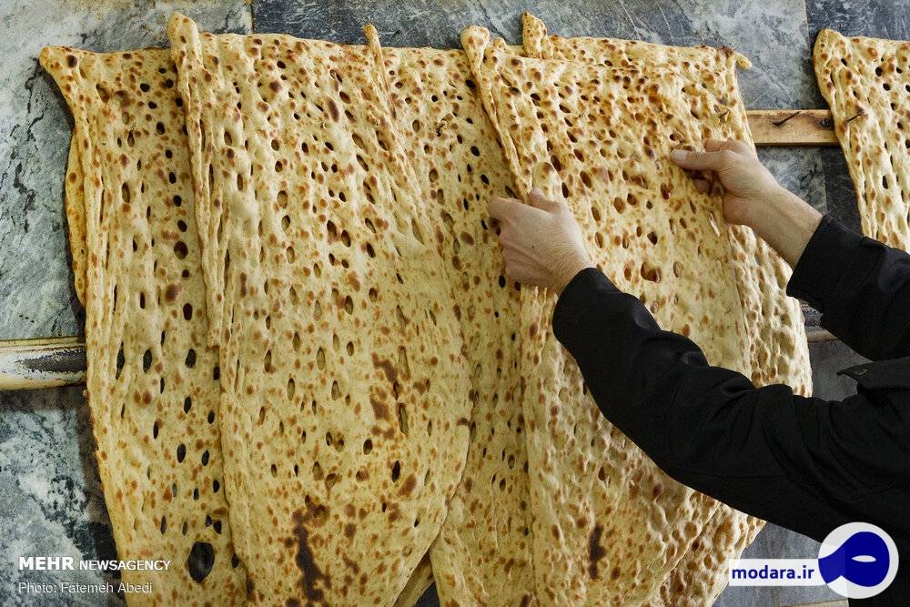 سنگک، نان ایرانی از تولیدی گندم تا پخت