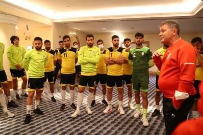 تیم ملی فوتبال ایران در هتل تمرین کرد