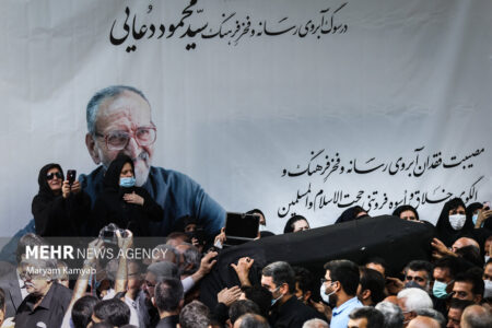 مراسم تشییع پیکر مرحوم حجت الاسلام سید محمود دعایی