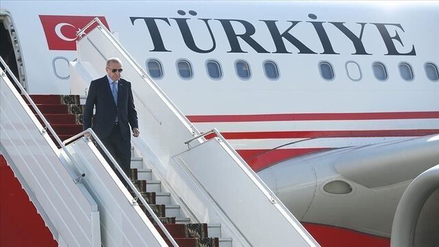 رجب طیب اردوغان رئیس جمهور ترکیه وارد تهران شد