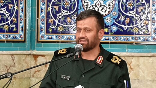 فرمانده سپاه قزوین : هر زمان گلایه کرده‌ایم سردار سلامی بیان کردند دولت را پشتیبانی کنید ، حرف‌ها را نشنیده بگیرید