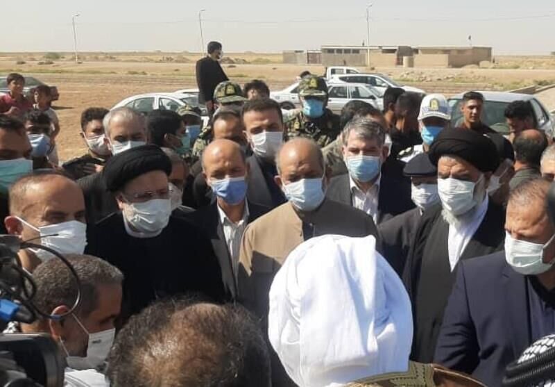 رئیسی در افتتاح طرح آب‌رسانی غدیر در خوزستان: چه افتخاری بالاتر از آب رسانی به زوار امام حسین(ع)