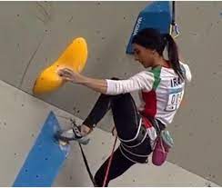 توضیح عجیب «دختر سنگ‌نورد ایران» درباره مسابقه بدون حجابش/ الناز رکابی: سهواً پوشش من دچار مشکل شد