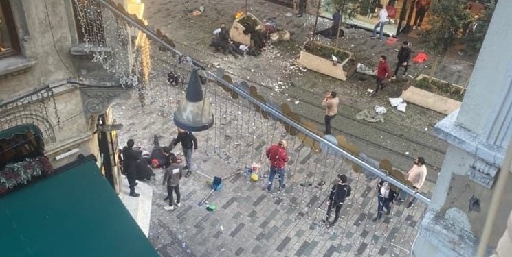 انفجار شدید در خیابان استقلال استانبول؛ حداقل ۴ نفر کشته و ۱۱ تن زخمی شدند