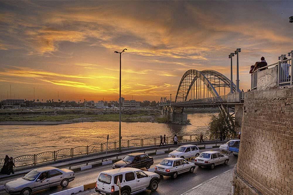 مسدود شدن بخشی از جاده ساحلی غربی اهواز برای اتصال خط اصلی فاضلاب