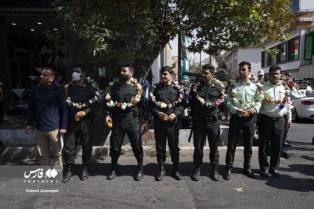 حضور پر شمار پلیس در نقاطی از تهران بعد از بازی ایران و آمریکا