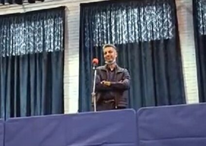 سخنرانی عادل فردوسی پور در تجمع اعتراضی دانشجویان شریف درباره حوادث اخیر کشور