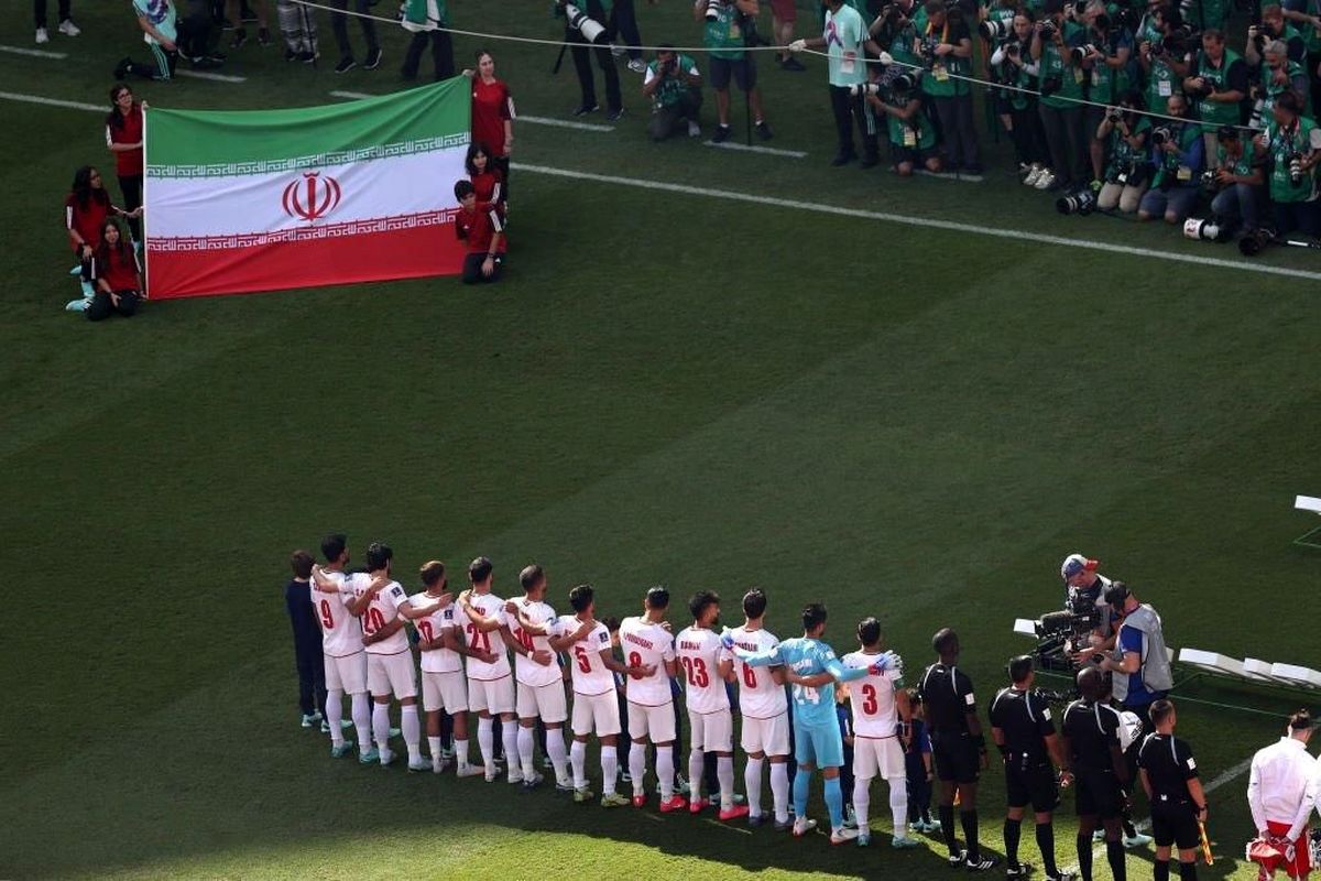 آمریکا پرچم ایران را تغییر داد