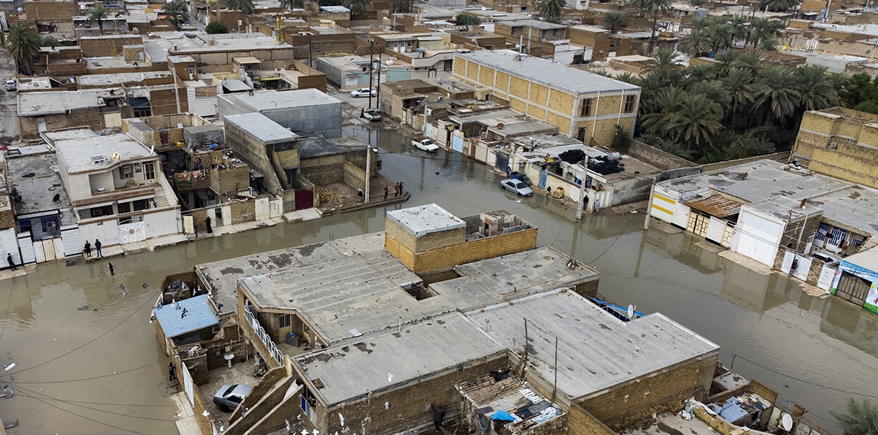 مشکل آبگرفتگی معابر اهواز همچنان ادامه دارد