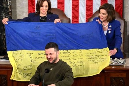 رئیس جمهور اوکراین در کنگره آمریکا: پهپاد‌های ایرانی تهدیدی برای زیرساخت‌های حیاتی ما شده‌اند