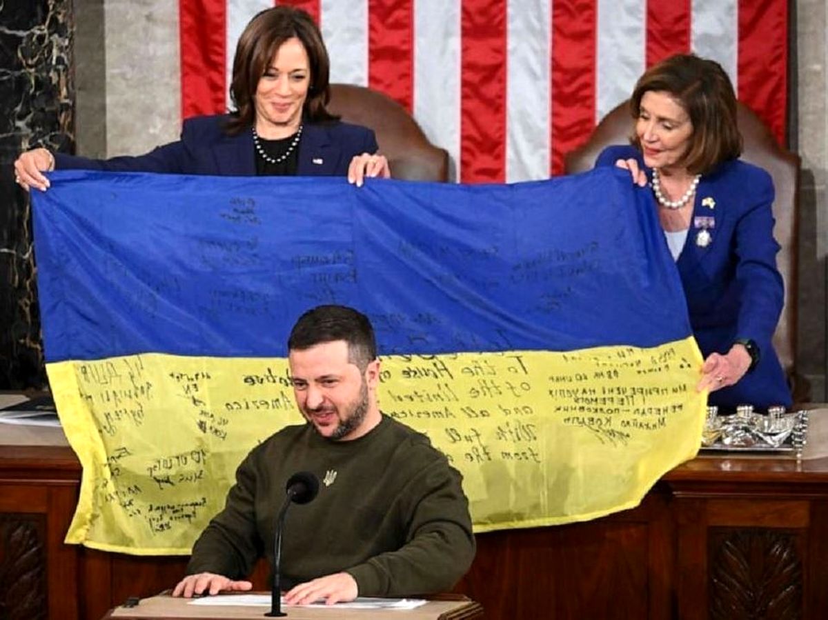 رئیس جمهور اوکراین در کنگره آمریکا: پهپاد‌های ایرانی تهدیدی برای زیرساخت‌های حیاتی ما شده‌اند