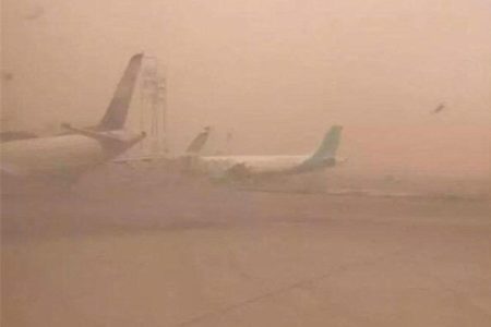 مه گرفتگی سه پرواز فرودگاه اهواز را باطل و یا با تاخیر روبه رو کرد