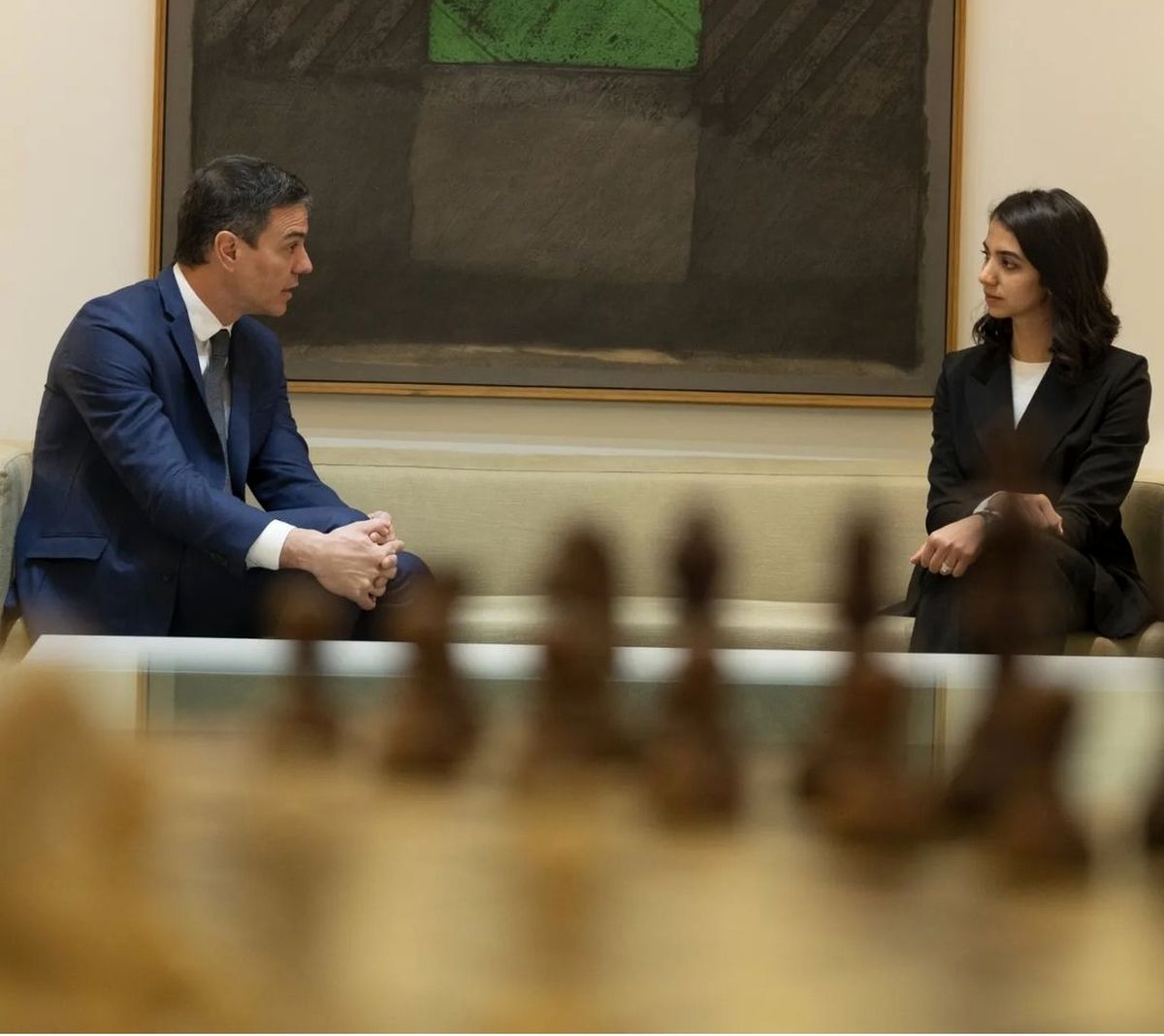 سارا خادم‌الشریعه با نخست‌وزیر اسپانیا دیدار کرد+عکس