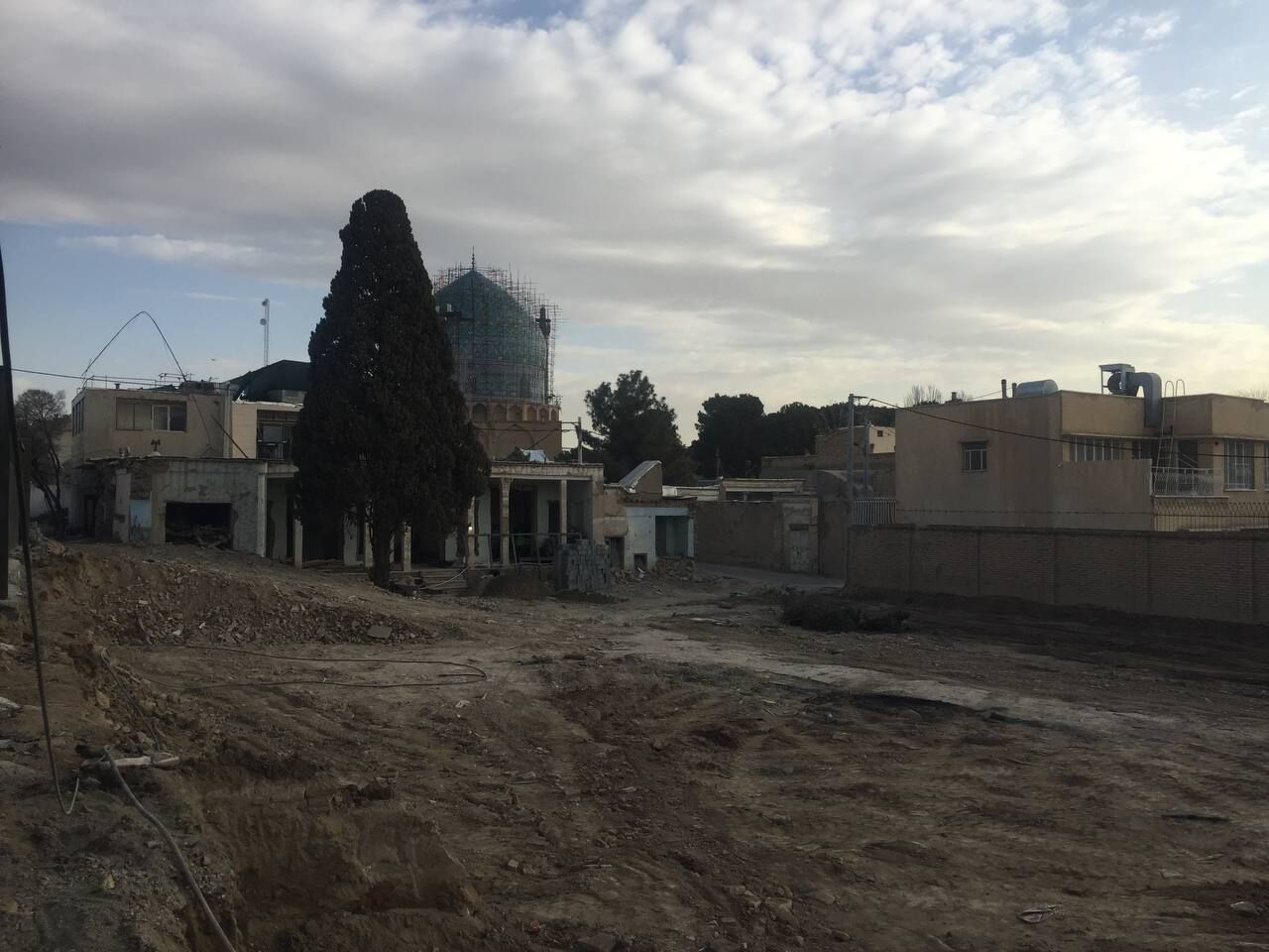 سه باب خانه تاریخی در جنوب میدان نقش جهان اصفهان تخریب شد