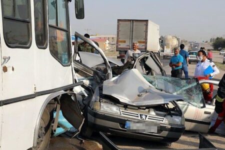 ۱۱ مصدوم و ۲ کشته در تصادفات جاده‌ای اصفهان