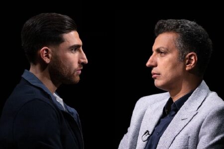 توهین مجری شبکه سه به عادل فردوسی‌پور روی آنتن زنده صداوسیما / FILM