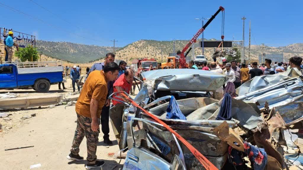 تصادف در جاده هفتکل به باغملک چهار کشته بر جا گذاشت