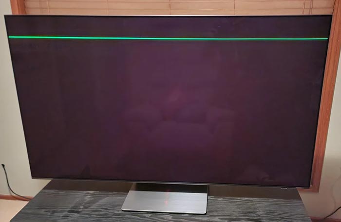 علت خط سبز روی صفحه تلویزیون چیست؟