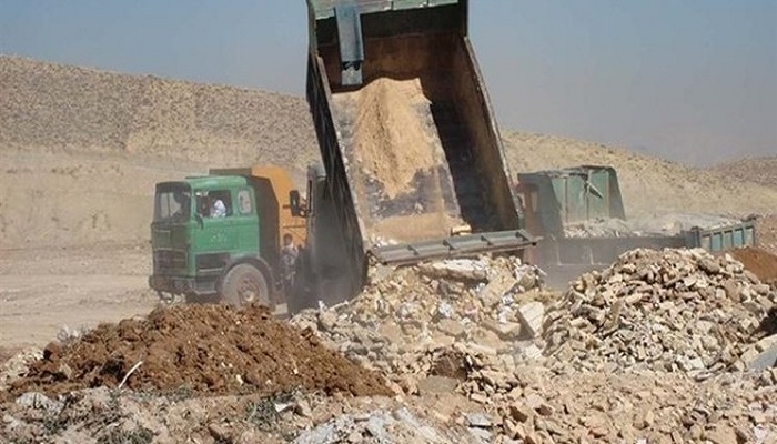 پسماندهای ساختمانی اصفهان ردیابی می‌شود