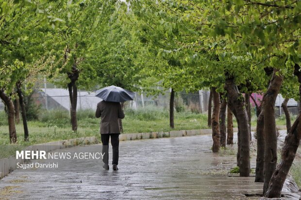 بارش‌های همرفتی مناطقی از اصفهان را فرامی‌گیرد