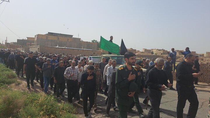 تشییع پیکر مطهر شهدای حمله رژیم صهیونیستی در اردستان