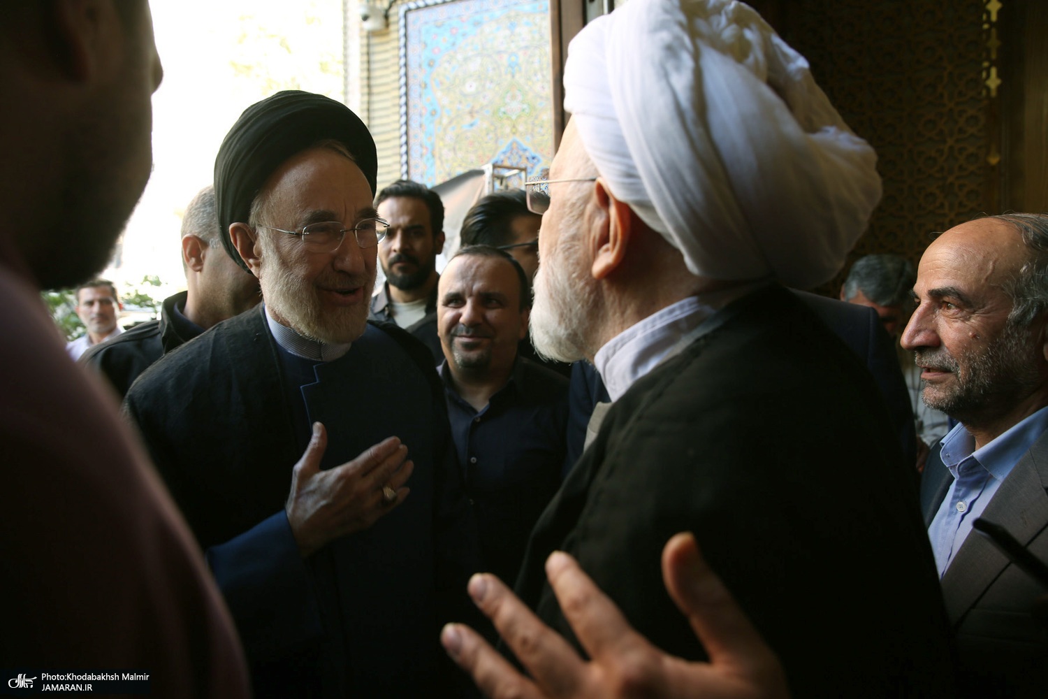 حضور مهدی کروبی و خاتمی در یک مراسم I ببینید