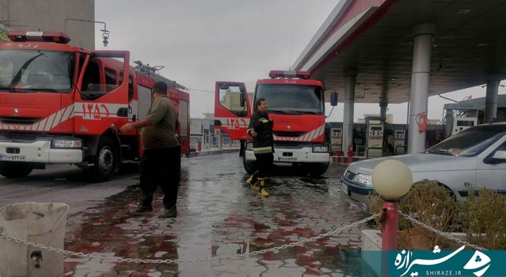 وقوع انفجار در پمپ بنزین جهرم