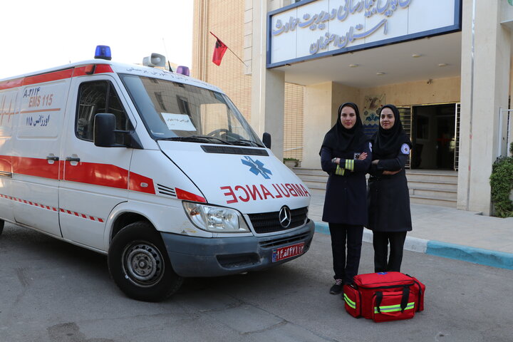 زمانپور: اورژانس بانوان اصفهان ۷۰ عملیات امدادی انجام داد