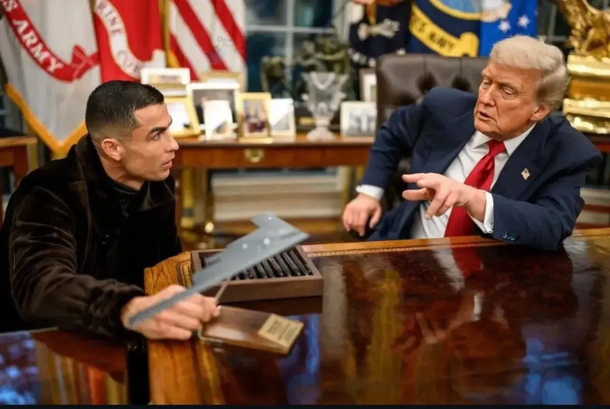 توضیح ترامپ به رونالدو از بمباران مراکز هسته‌ای ایران با بمب افکن B2