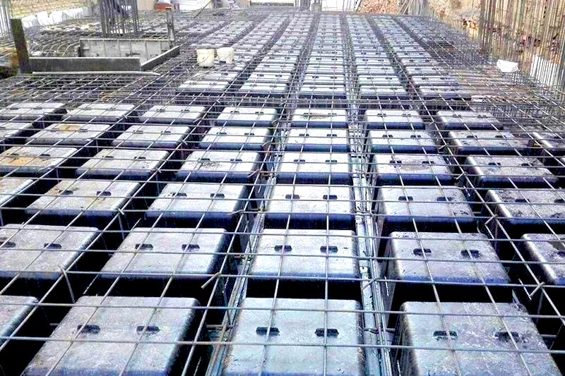 روش چیدمان بلوک های سقف وافل