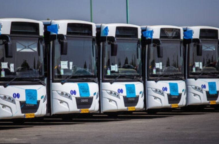 ۱۵ دستگاه اتوبوس برقی در اصفهان رونمایی شد