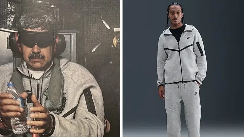 پیوند سیاست و مُد؛ کاپشن «نایکی» پس از انتشار تصویر مادورو در بازار نایاب شد