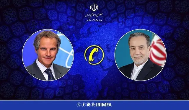 تماس مهم گروسی با عراقچی بعد از مذاکره دیروز