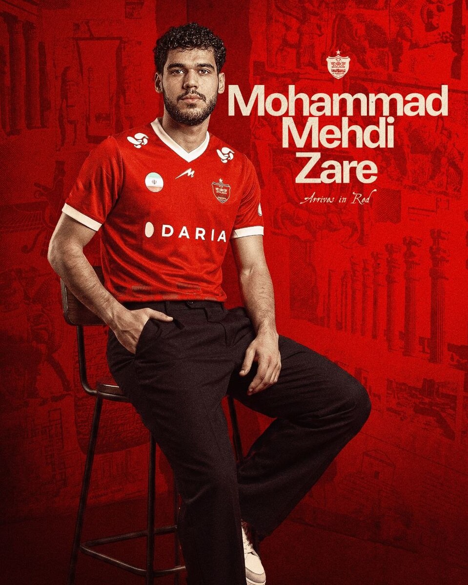 محمدمهدی زارع به پرسپولیس پیوست