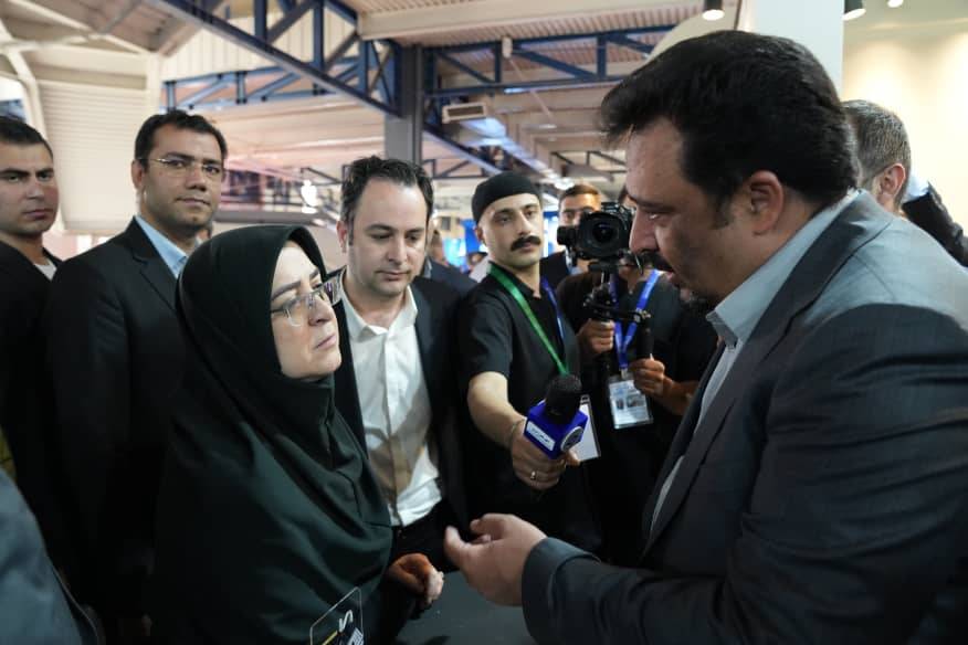 سخنگوی دولت در غرفه صبا عمران/ تاکید بر نقش صنعت ساختمان در مسیر توسعه